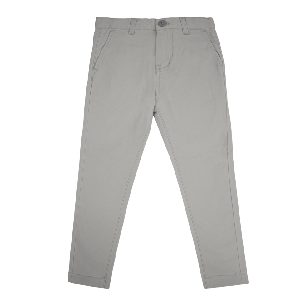 Silver Slim Chino