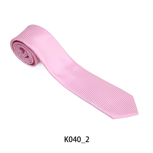 Pink Textured Tie