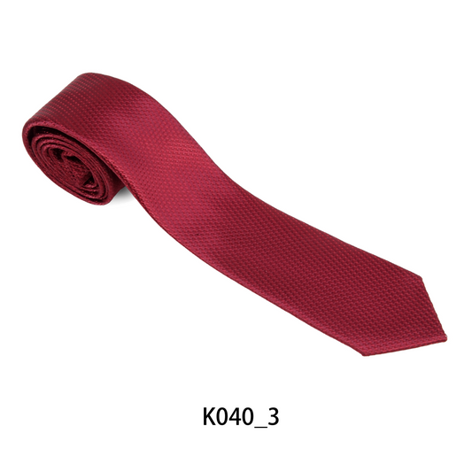 Burgundy Textured Tie