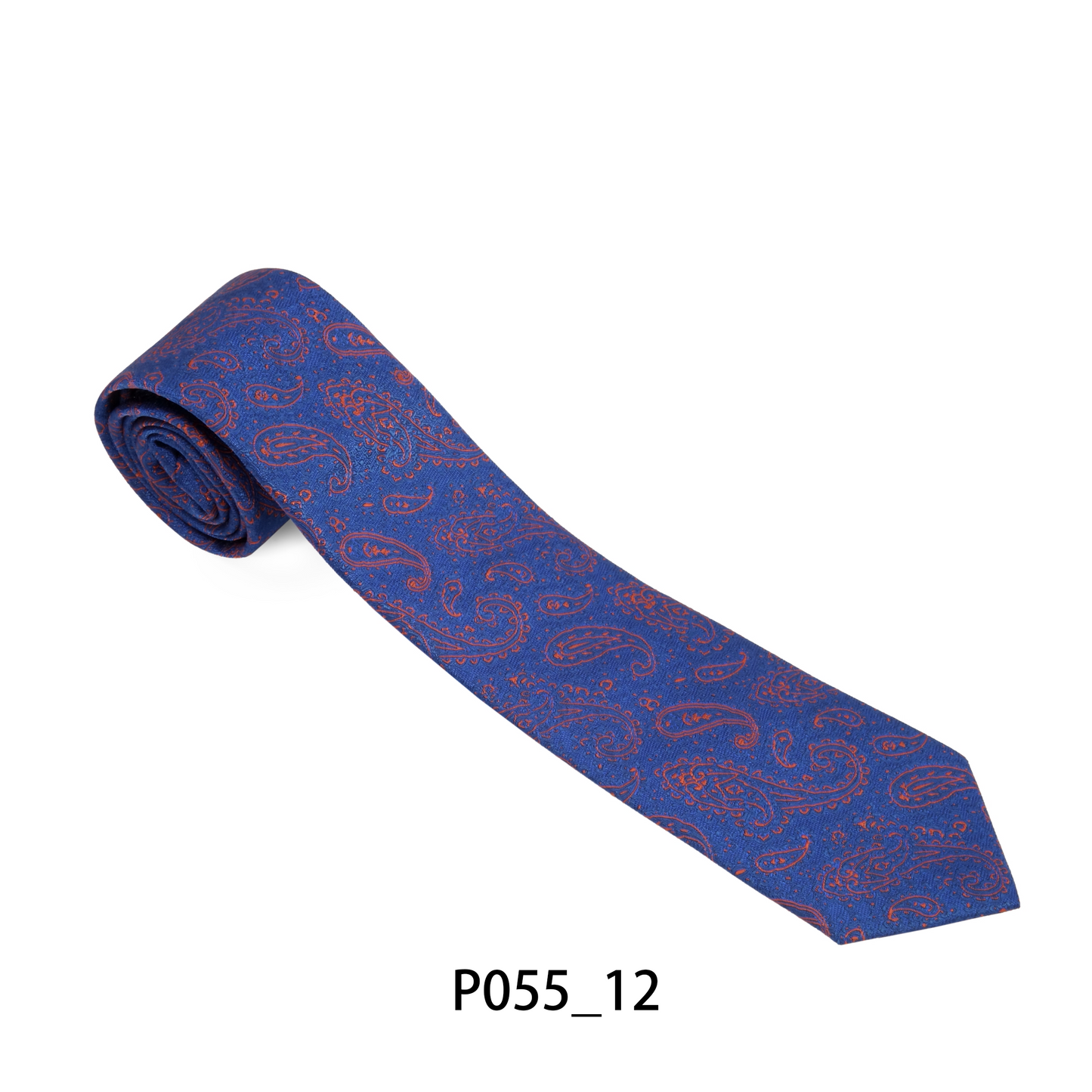 Blue & Orange Paisley Tie