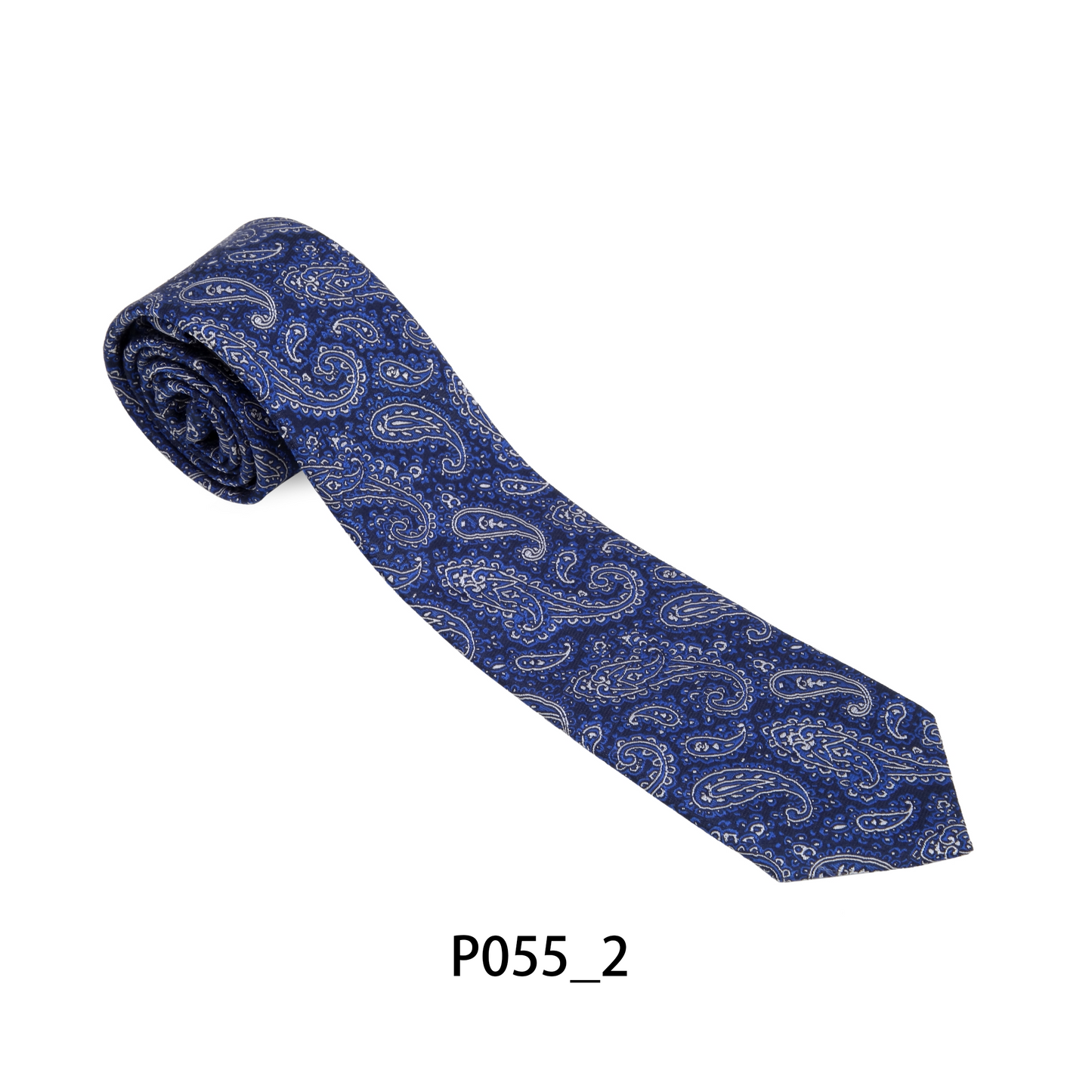 Navy Blue Paisley Tie