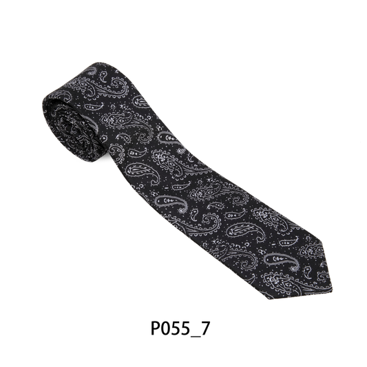 Black Paisley Tie