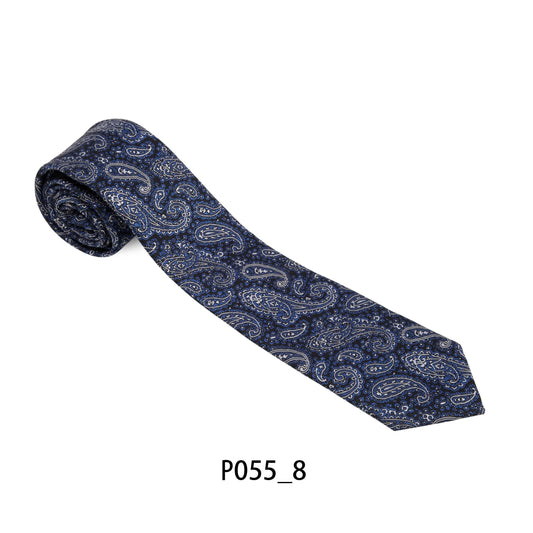 Black & Blue Paisley Tie