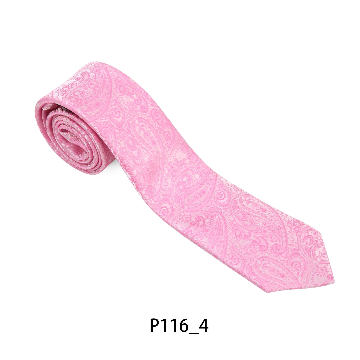 Busy Pink Paisley Tie